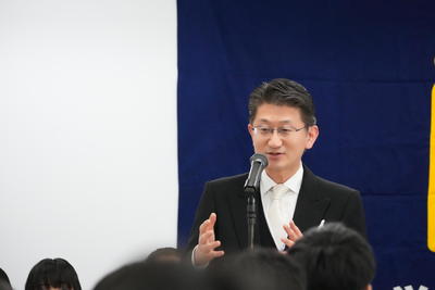 R7 表彰式　村松学長挨拶