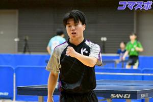 関東学生卓球選手権　管主将がベスト8入り！