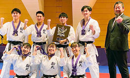 空手道部が「第2回全日本空手道団体形選手権大会」女子団体形で優勝、男子団体形で準優勝しました