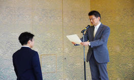 「令和8年度学業成績優秀者奨学金」の授与式・交流会を開催しました