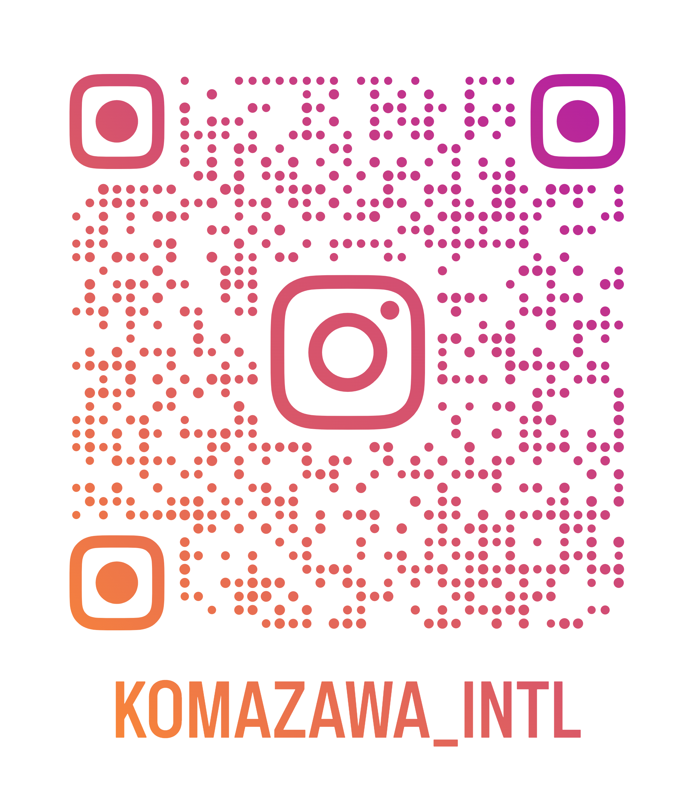 駒澤大学国際センター公式インスタグラム QRコード